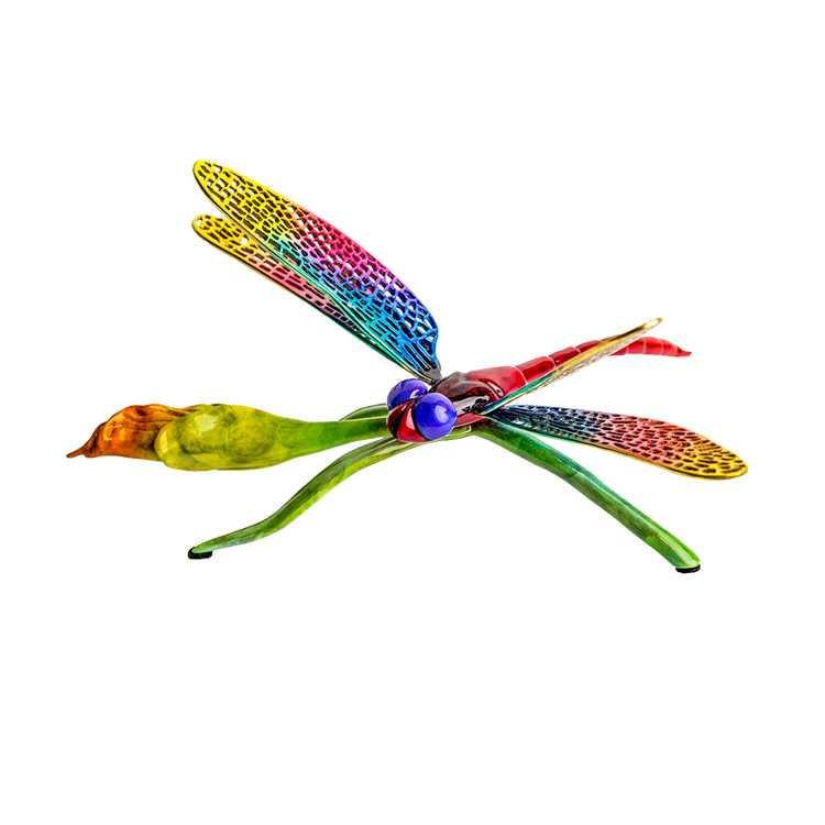 Large dragonfly flower
